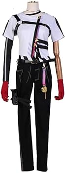 Amazon.co.jp: 渡会雲雀 コスプレ 衣装 全セット イヤリング付き